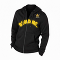 Full Zip Fleece HOODIE - (BLACK) - "BUILDING..."